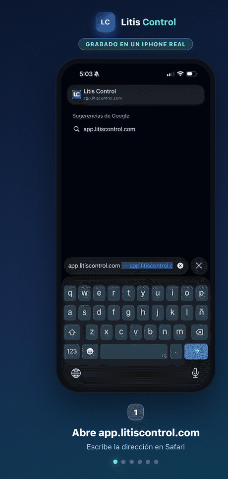 Cómo instalar Litis Control en un iPhone, paso a paso